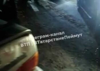 На трассе М7 у Мамадыша столкнулись сразу 6 машин