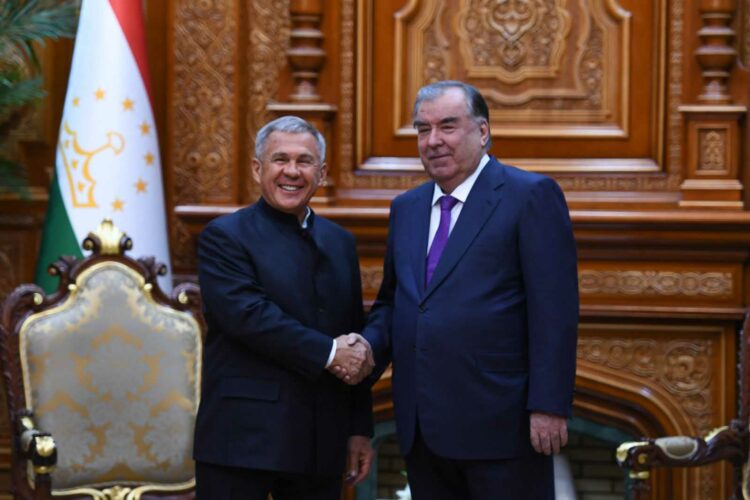 Рустам Минниханов встретился с президентом Таджикистана