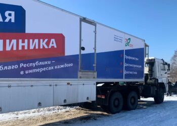 В селе Тетюшского района открыли по нацпроекту «Поликлинику на колесах»