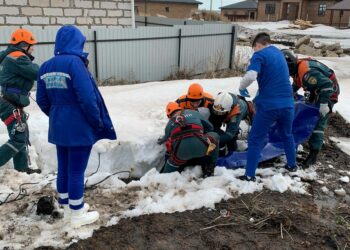 В Татарстане спасатели вытащили женщину, упавшую в колодец