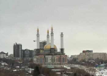 В Уфе рухнул купол минарета мечети «Ар-Рахим»