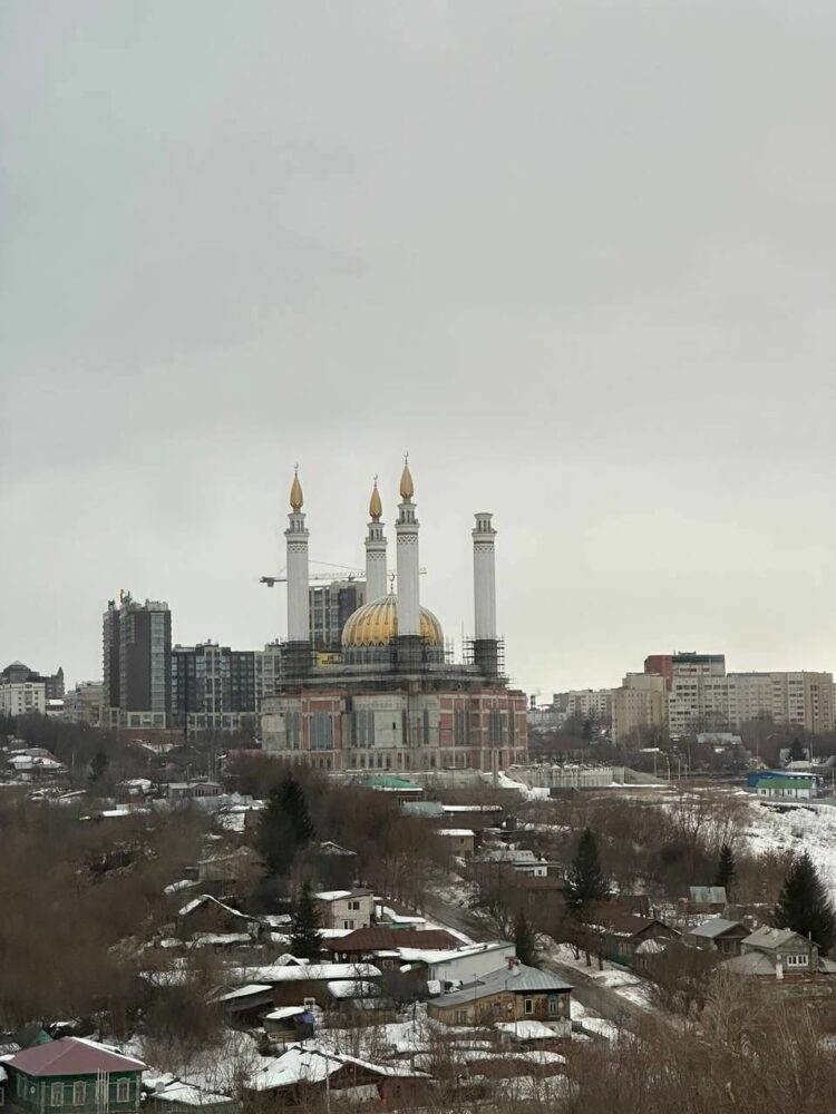 В Уфе рухнул купол минарета мечети «Ар-Рахим»