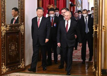 Си Цзиньпин прибыл в Кремль для переговоров с Путиным