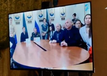 Мобилизованные татарстанцы в зоне СВО смогли пообщаться с родными с помощью телемоста