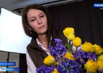 Женщина в Буинском районе вырастила 18 тысяч тюльпанов