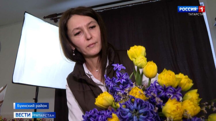 Женщина в Буинском районе вырастила 18 тысяч тюльпанов