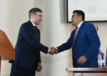 Фальков представил Тимура Алибаева в качестве нового ректора КНИТУ-КАИ