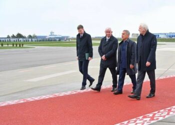 Рустам Минниханов прибыл в Беларусь с рабочей поездкой