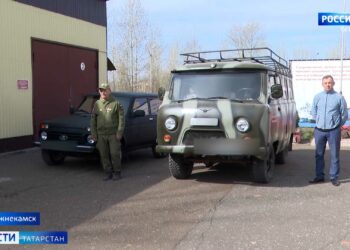 Нижнекамцы отправили в зону спецоперации 2 автомобиля и гуманитарный груз
