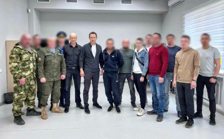 Нагуманов встретился с мобилизованными и добровольцами, приехавшими в отпуск из зоны СВО