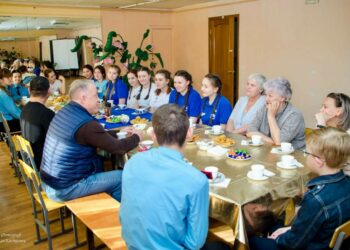 В поселке Васильево участники СВО встретились со школьниками