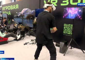 В Казани прошел первый в истории страны открытый фиджитал урок