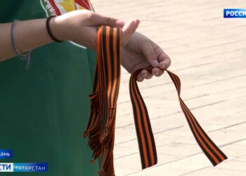 В Казани стартовала Всероссийская акция «Георгиевская лента»