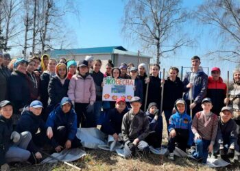 В Апастовском районе по нацпроекту провели экологические субботники