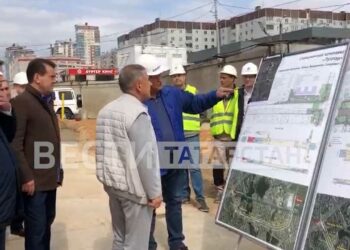 Минниханов и Метшин посетили сбойку тоннеля второго этапа казанского метро