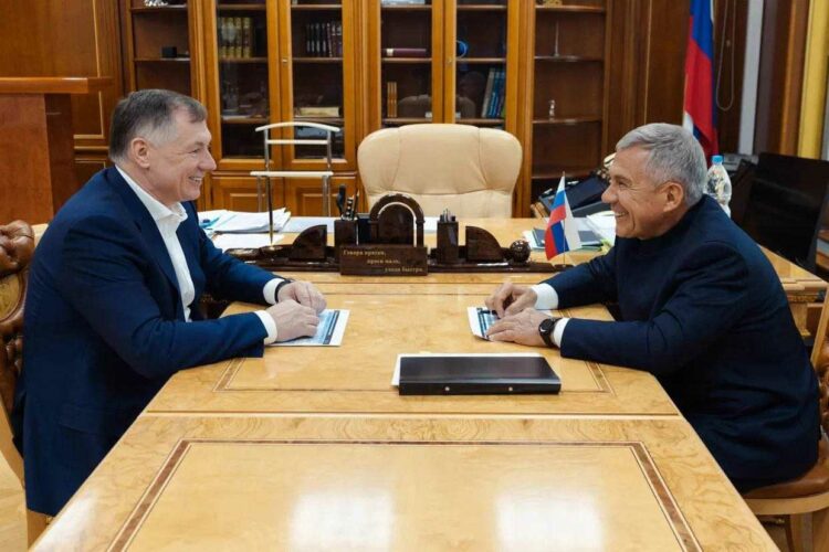 Минниханов и Хуснуллин обсудили инфраструктурные проекты в Татарстане