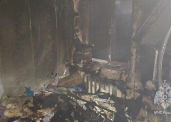 В Зеленодольске спасли женщину от горящего шкафа