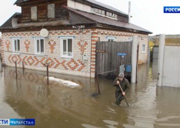 В Татарстане продолжается подъем уровня воды в двух реках