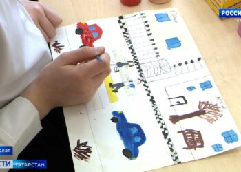Школьники из Нурлата присоединились к конкурсу «Дети рисуют страну»