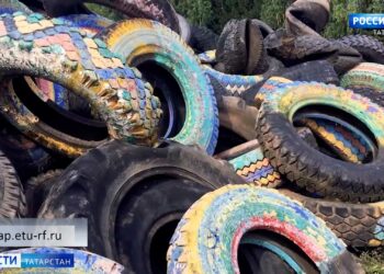 Казанцы за день сдали на переработку более 10 тонн шин