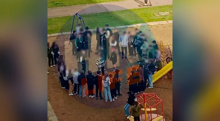 В Нижнекамске школьники устроили «стрелку» на детской площадке