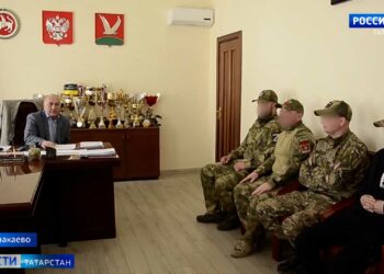 В Азнакаевский район в отпуск приехали бойцы СВО