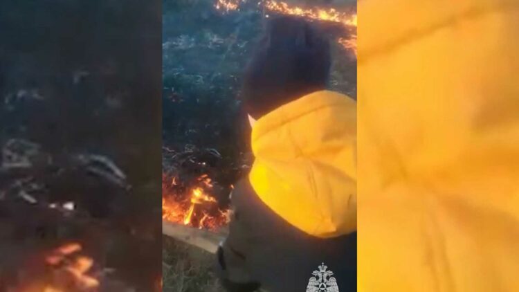 В Татарстане отец с сыном спасли деревню от пожара, пока её жители «просто стояли и смотрели»