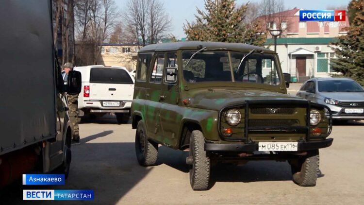 Лесники Азнакаевского района купили УАЗ для участников спецоперации