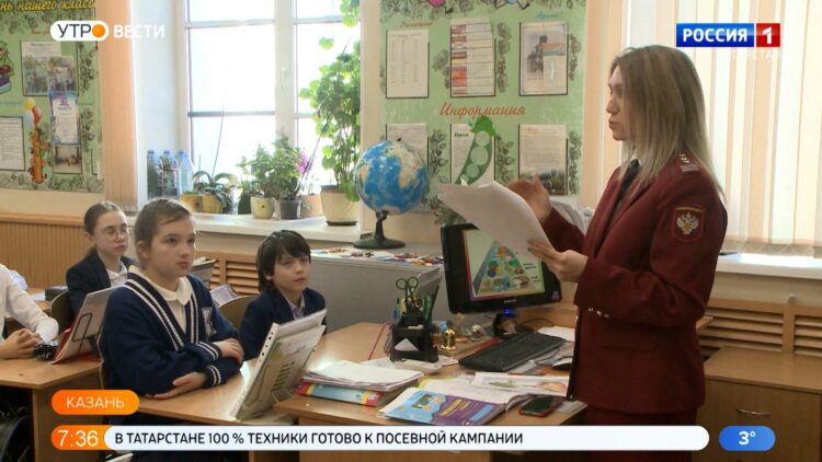 Роспотребнадзор провел в школе №39 Казани урок здоровья