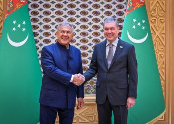 Рустам Минниханов встретился с Председателем Халк Маслахаты Туркменистана