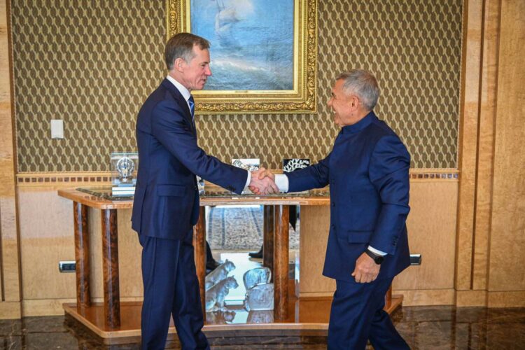 Рустам Минниханов встретился с замглавы МВД России Александром Горовым