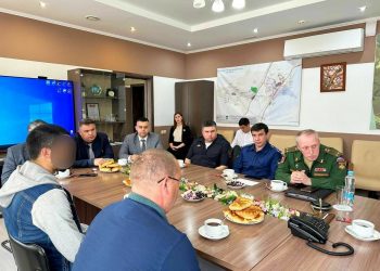 Радмир Беляев встретился с военнослужащими, прибывшими в отпуск из зоны СВО