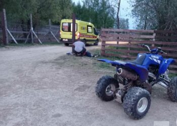 В Татарстане мужчина погиб, врезавшись в столб на квадроцикле