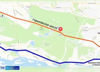 В Казани открылась первая очередь дублера Горьковского шоссе