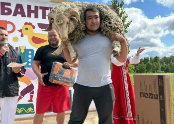 На Сабантуе в Зеленодольском районе сбежал призовой баран