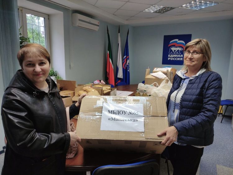 В детсадах Челнов начали собирать гумпомощь для жителей Белгородской области