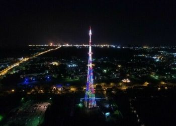 Нижнекамскую телевышку 12 июня украсит российский триколор