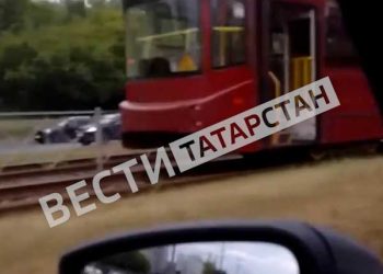 В Казани временно приостановлено движение трамваев