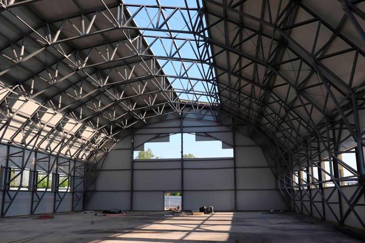 В поселке Васильево по нацпроекту построили первый спортивный зал модульного типа