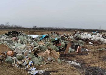 В Челнах экологи обнаружили огромную свалку строительных отходов