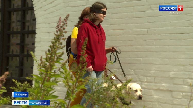 В Казани начался первый реабилитационный фестиваль для незрячих и их собак-проводников