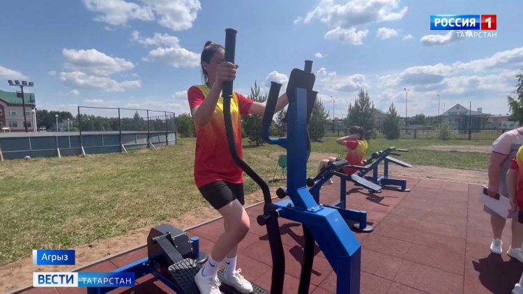 В Агрызском районе появилась первая спортплощадка для ГТО в рамках нацпроекта