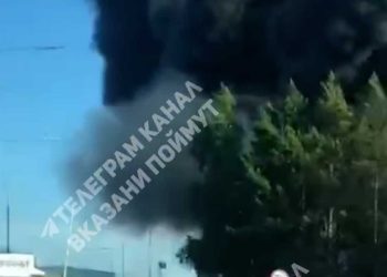 В Тюлячинском районе загорелся склад