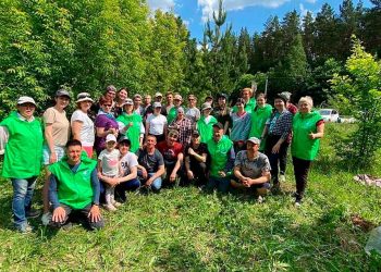 В Биклянском лесничестве в рамках нацпроекта прошел субботник