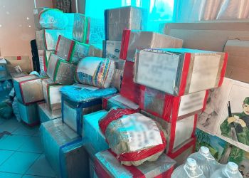 Из Менделеевска бойцам СВО отправили гумпомощь