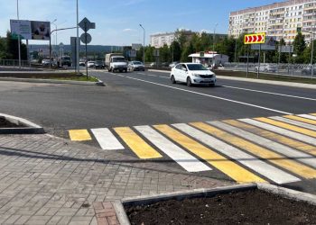 В Челнах по нацпроекту завершили ремонт дороги на проспекте Хасана Туфана