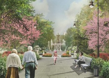 В казанском саду Рыбака вторая очередь благоустройства выполнена на 55%