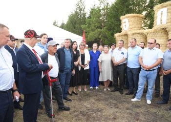 Минниханов посетил Алькеевский район