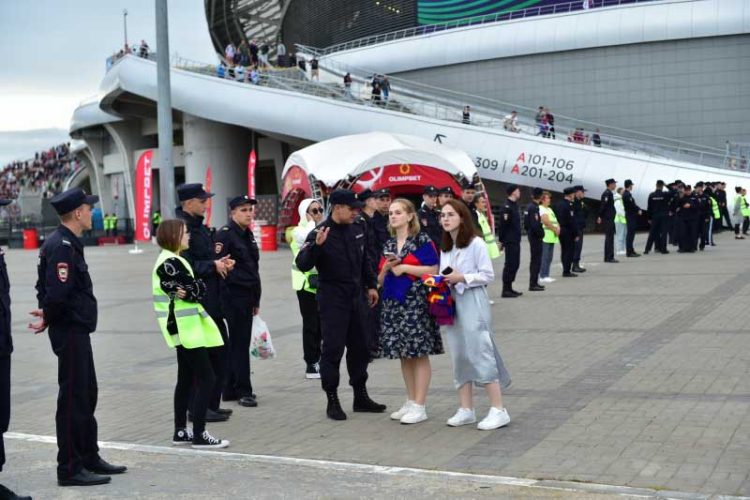 В Казани полицейские задержали 196 болельщиков Суперкубка