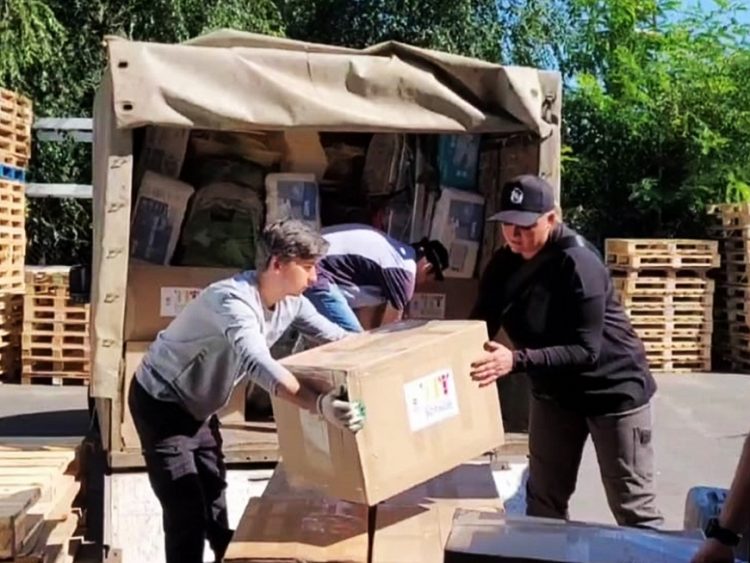 Из Нижнекамска в Лисичанск отправили очередную партию гумпомощи